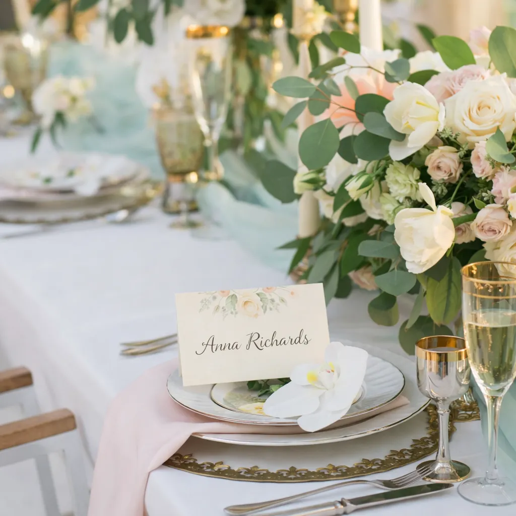 Hauchi Kay Wedding Table Décor