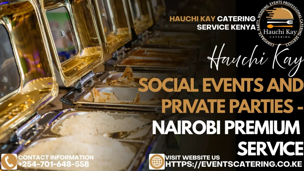 Social Events and Private Parties