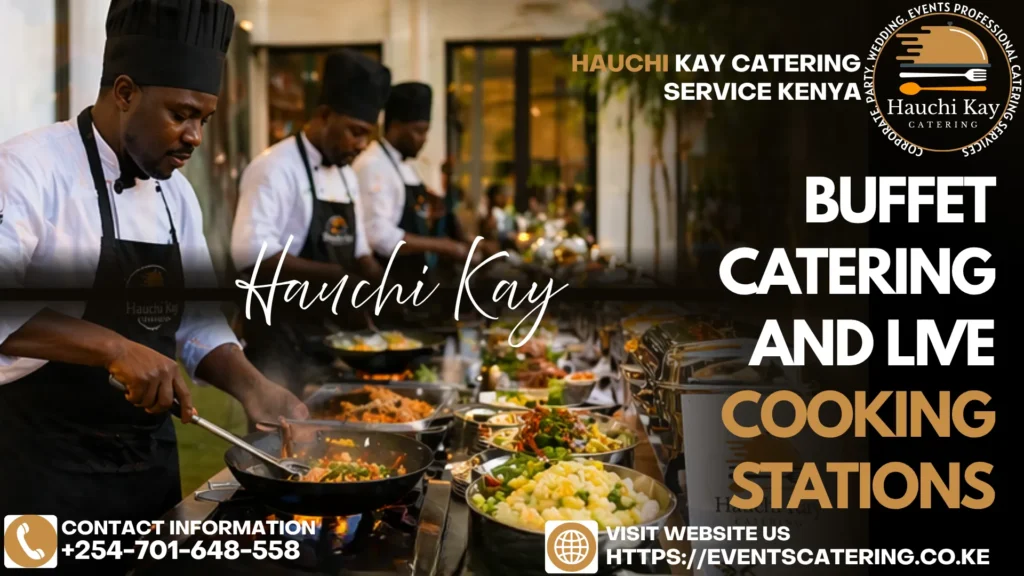 Buffet Catering and Live Cooking Stations