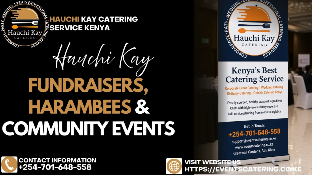 Fundraisers, Harambees & Community Events
