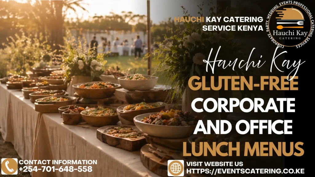 Gluten-Free Corporate and Office Lunch Menus
