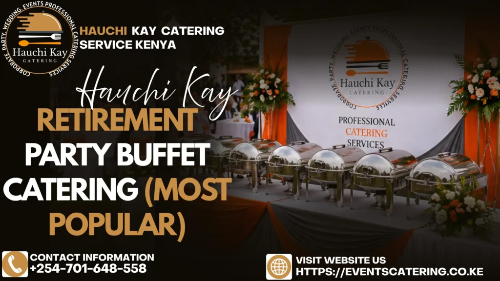 Retirement Party Buffet Catering (Most Popular)