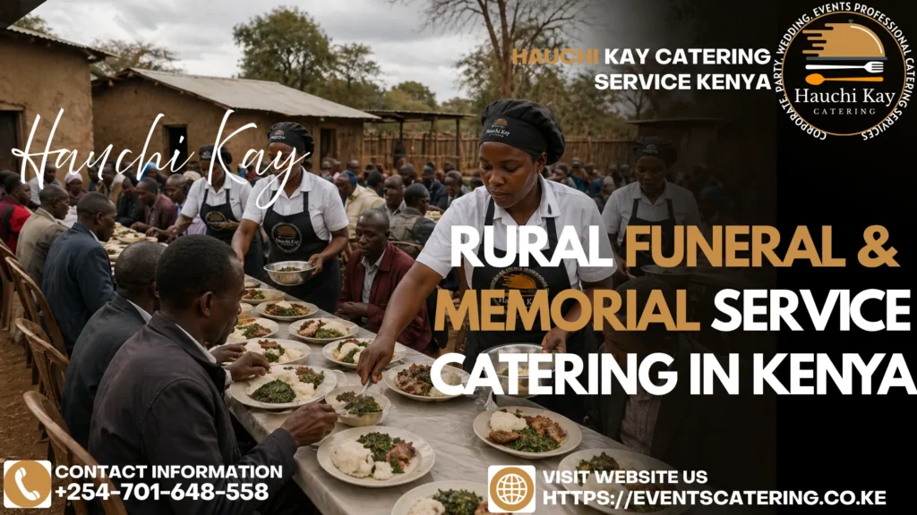 Rural Funeral & Memorial Service Catering in Kenya