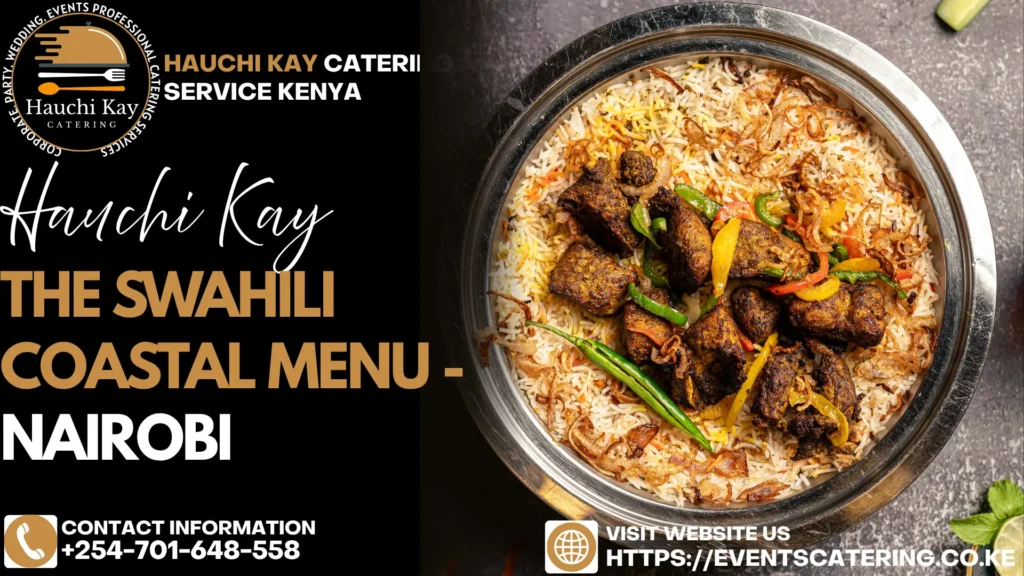 The Swahili Coastal Menu