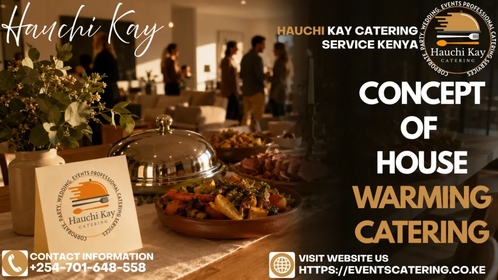 Concept of House Warming Catering