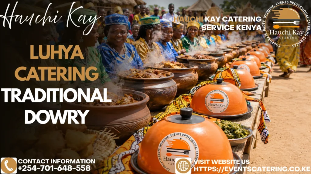 Luhya Catering Traditional Dowry