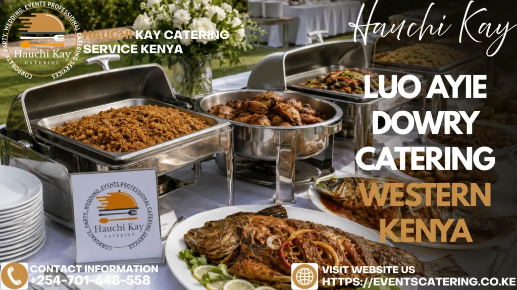 Luo Ayie Dowry Catering Western Kenya