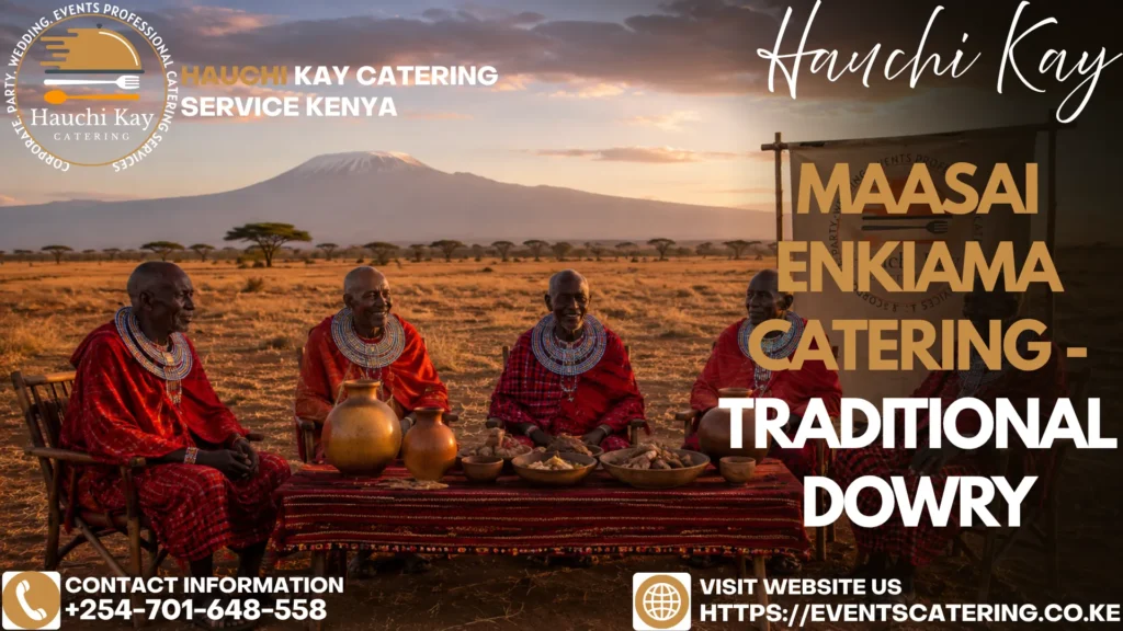 Maasai Enkiama Catering - Traditional Dowry