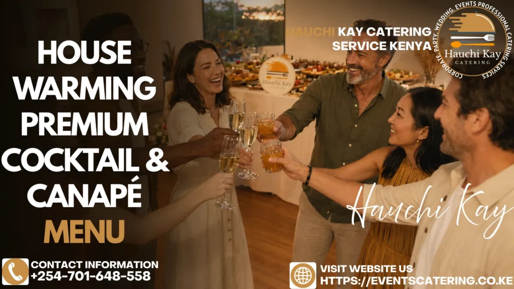 Premium Cocktail & Canapé Menu (For Evening Events)