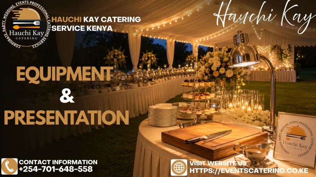Equipment and Presentation