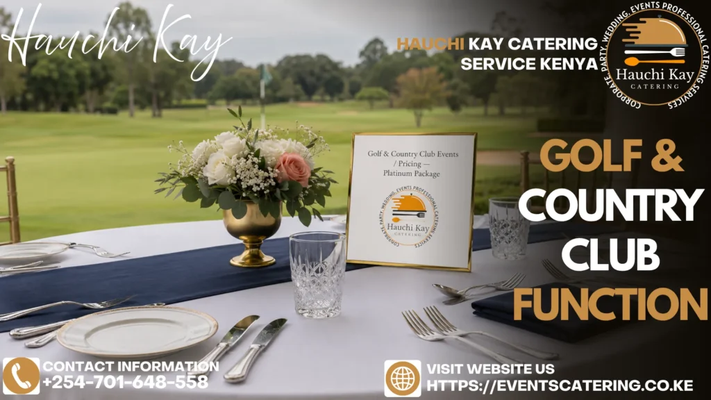 Golf & Country Club Function