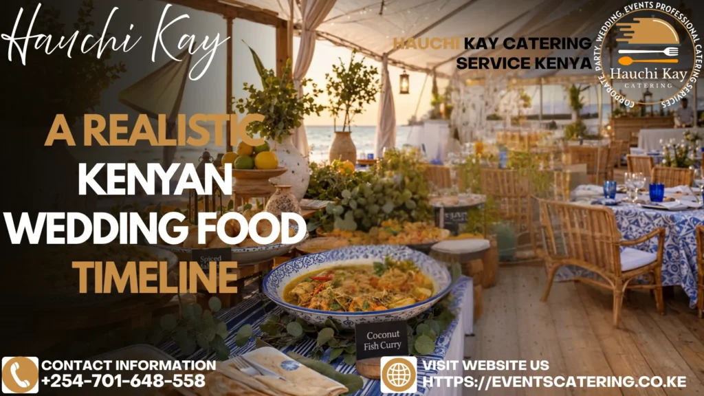 A Realistic Kenyan Wedding Food Timeline