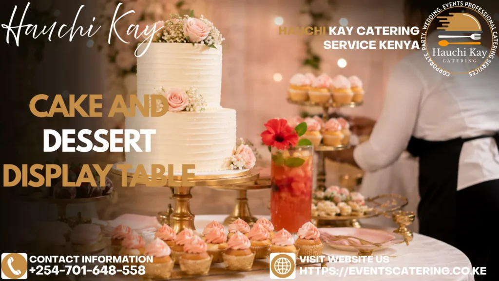Cake and Dessert Display Table