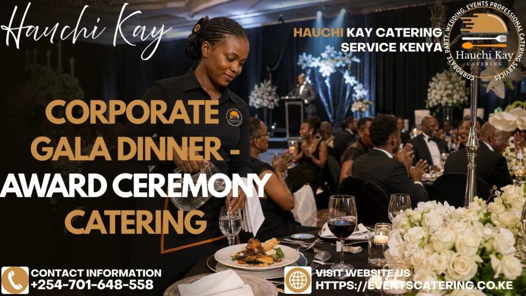Corporate Gala Dinner - Award Ceremony Catering