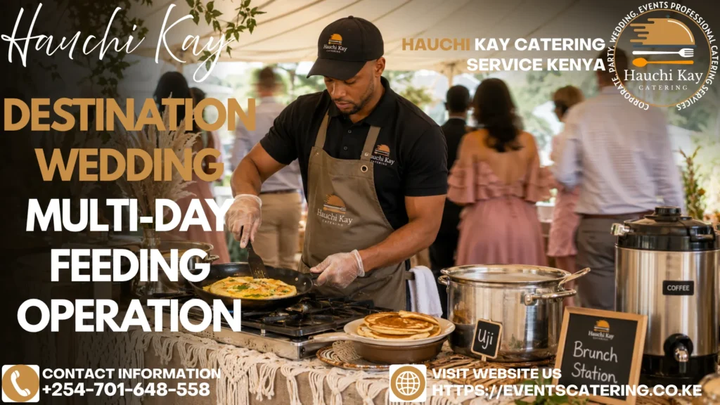 Destination Wedding Multi-Day Feeding Operation
