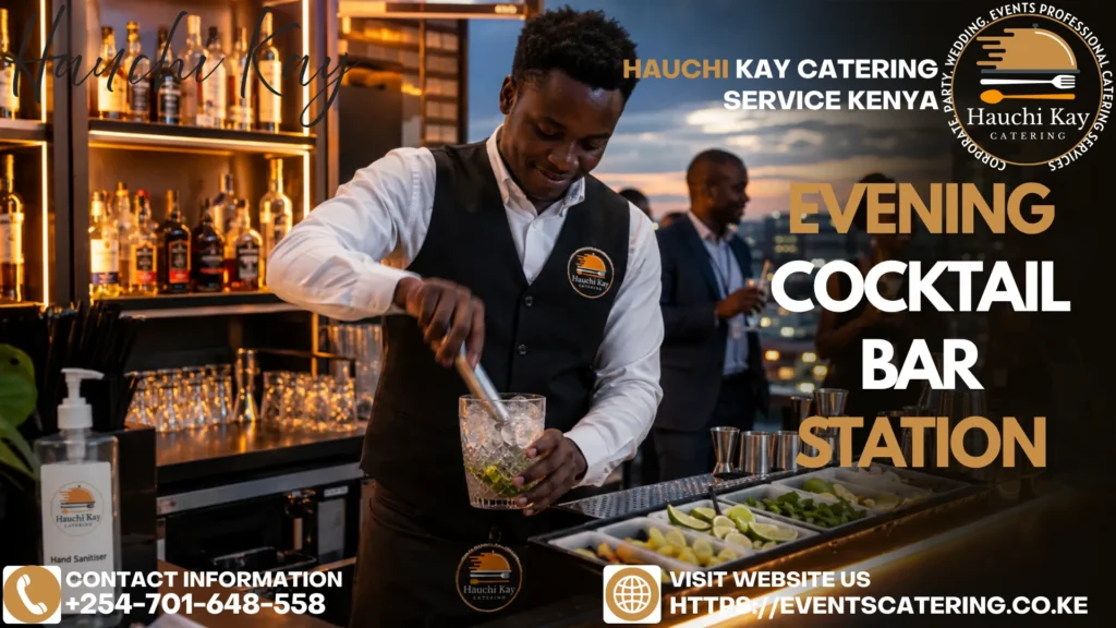 Evening Cocktail Bar Station