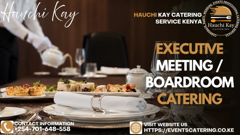 Executive Meeting Boardroom Catering