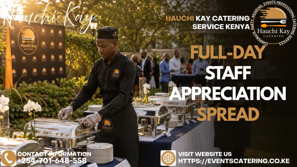 Full-Day Staff Appreciation Spread