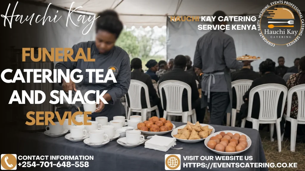Funeral Catering Tea and Snack Service
