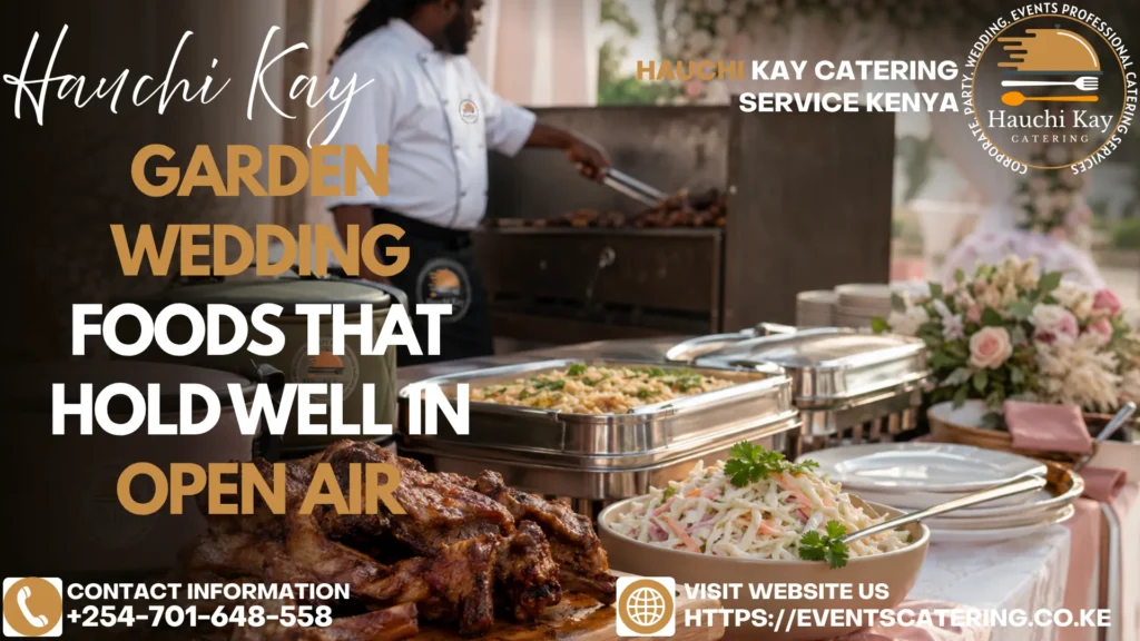 Garden Wedding Foods That Hold Well in Open Air
