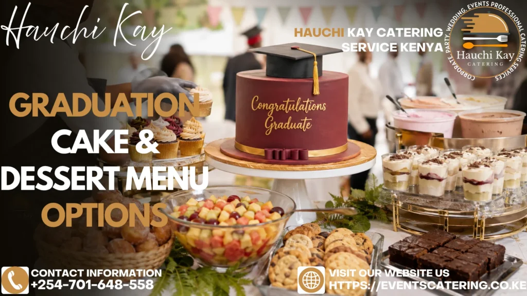 Graduation Cake & Dessert Menu Options