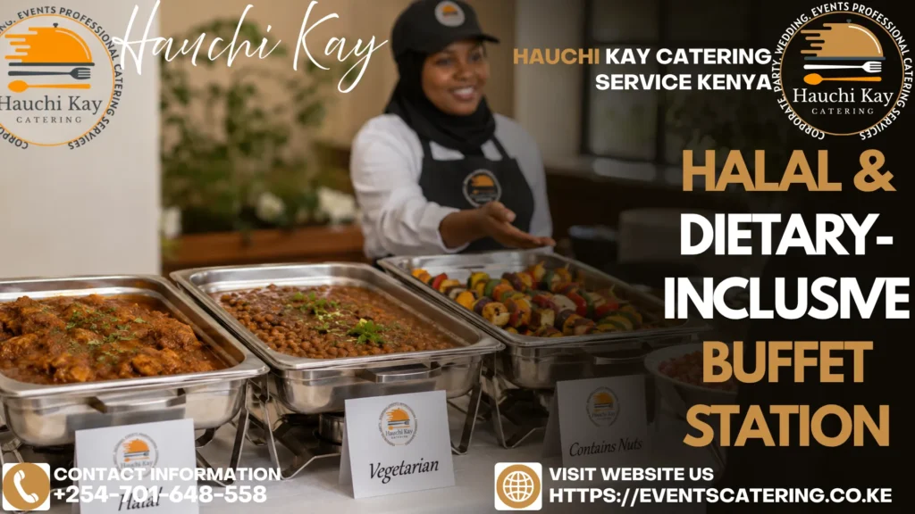 Company Anniversary Halal & Dietary-Inclusive Buffet Station Catering