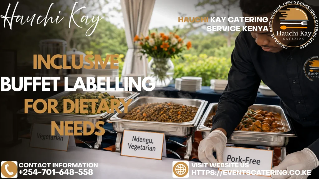 Inclusive Buffet Labelling for Dietary Needs