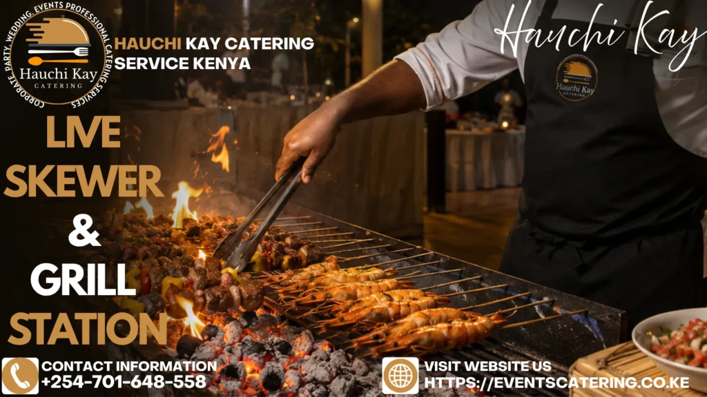 Live Skewer & Grill Station