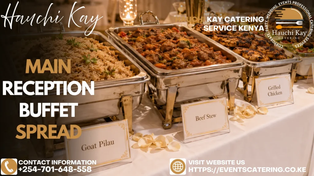 Main Reception Buffet Spread