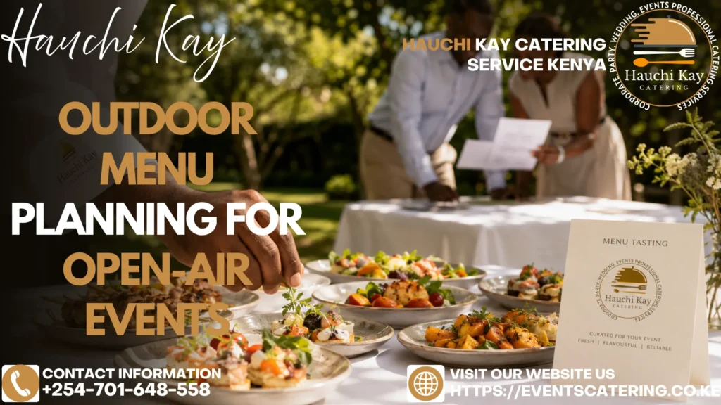 Outdoor Menu Planning for Open-Air Events