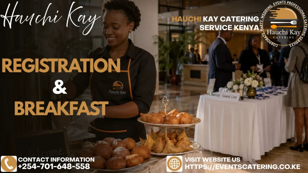 Company Anniversary Registration & Breakfast Catering