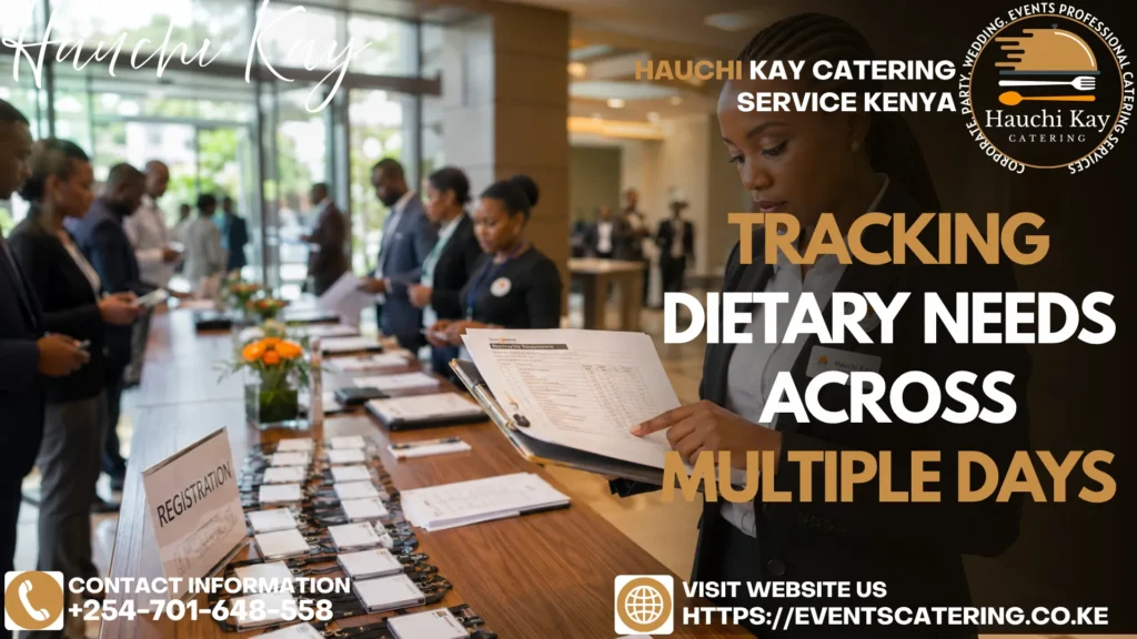 Tracking Dietary Needs Across Multiple Days