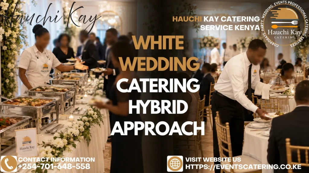White Wedding Catering Hybrid Approach
