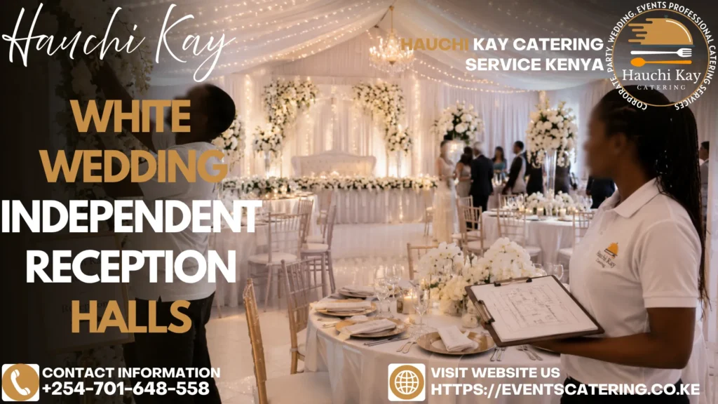 White Wedding Catering Independent Reception Halls