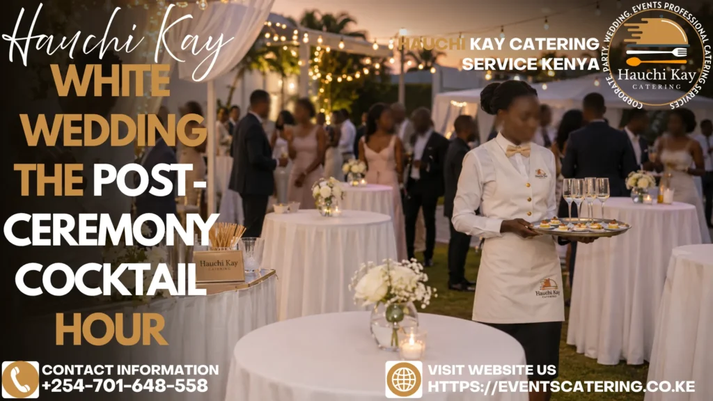 White Wedding Catering The Post-Ceremony Cocktail Hour