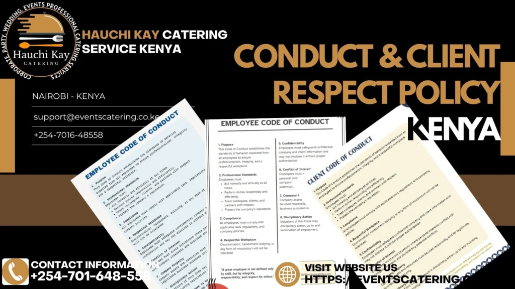 5. Conduct and respect
