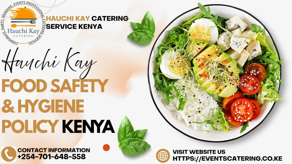 11. Food safety and hygiene
