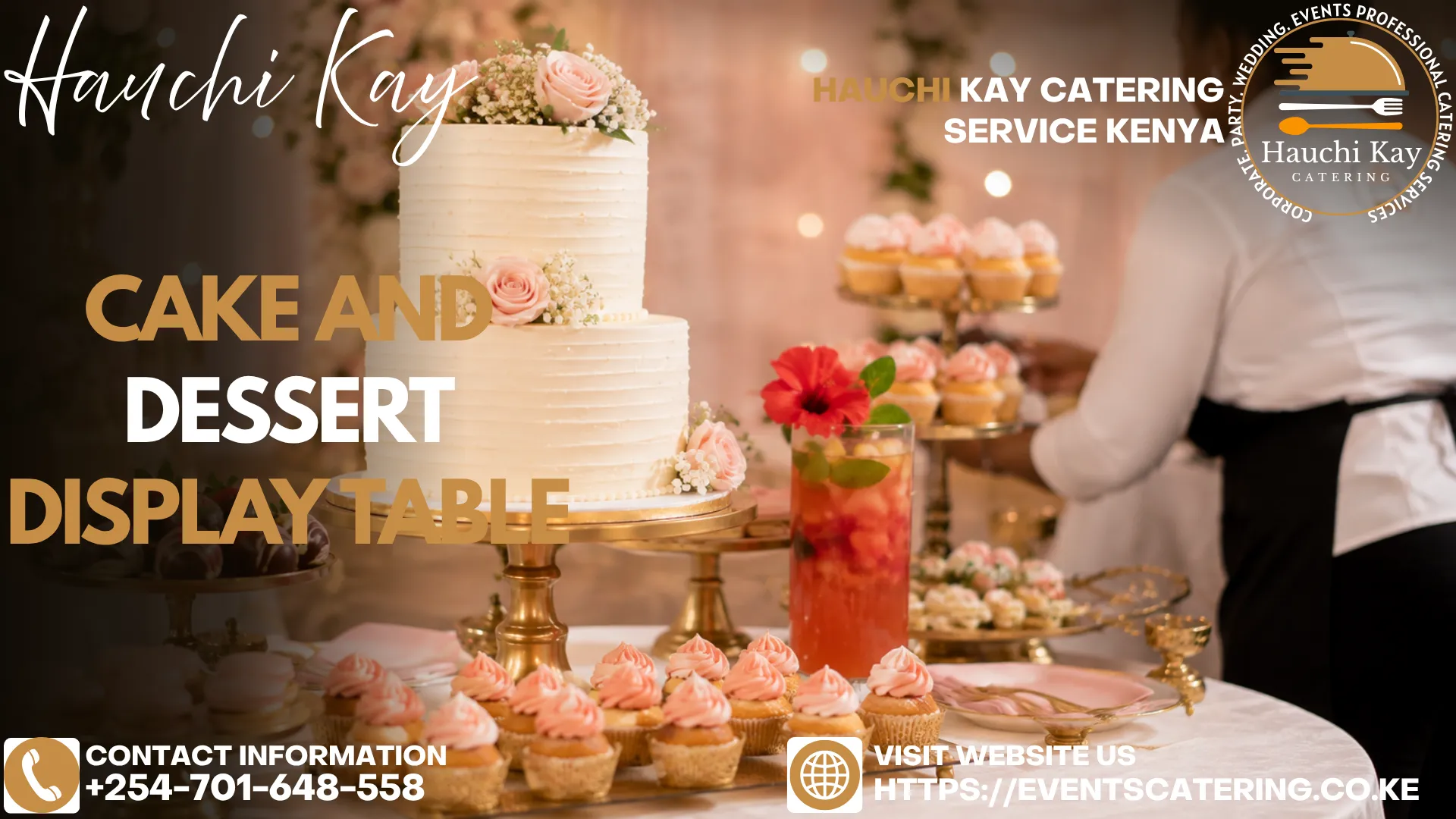 Cake and Dessert Display Table