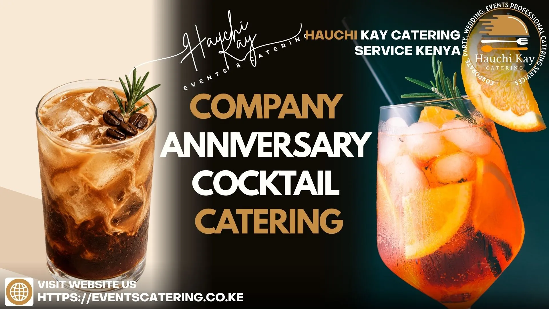 Company Anniversary cocktails Catering