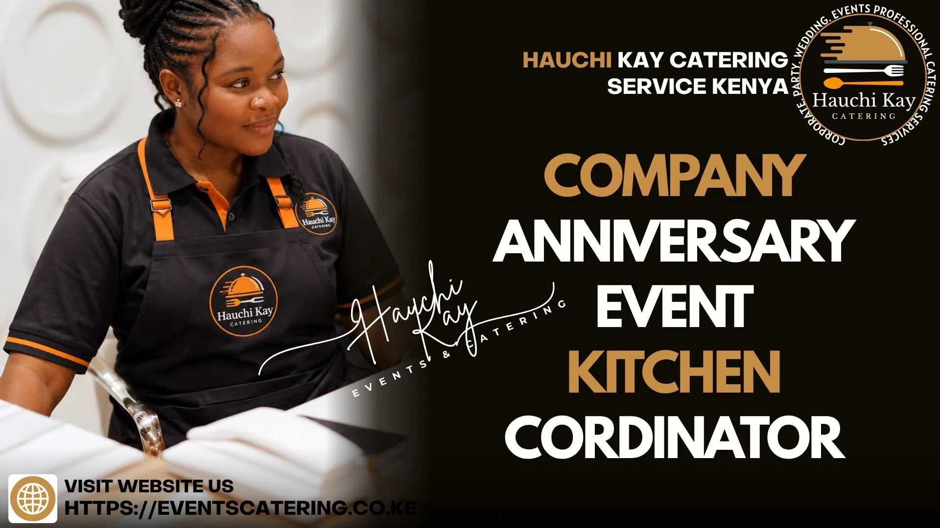 Company Anniversary event kitchen cordinator