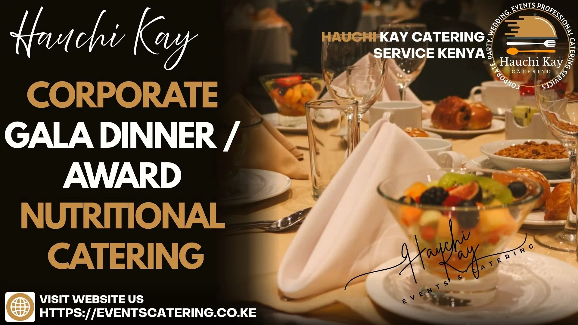 Corporate Gala Dinner Award nutritional Catering