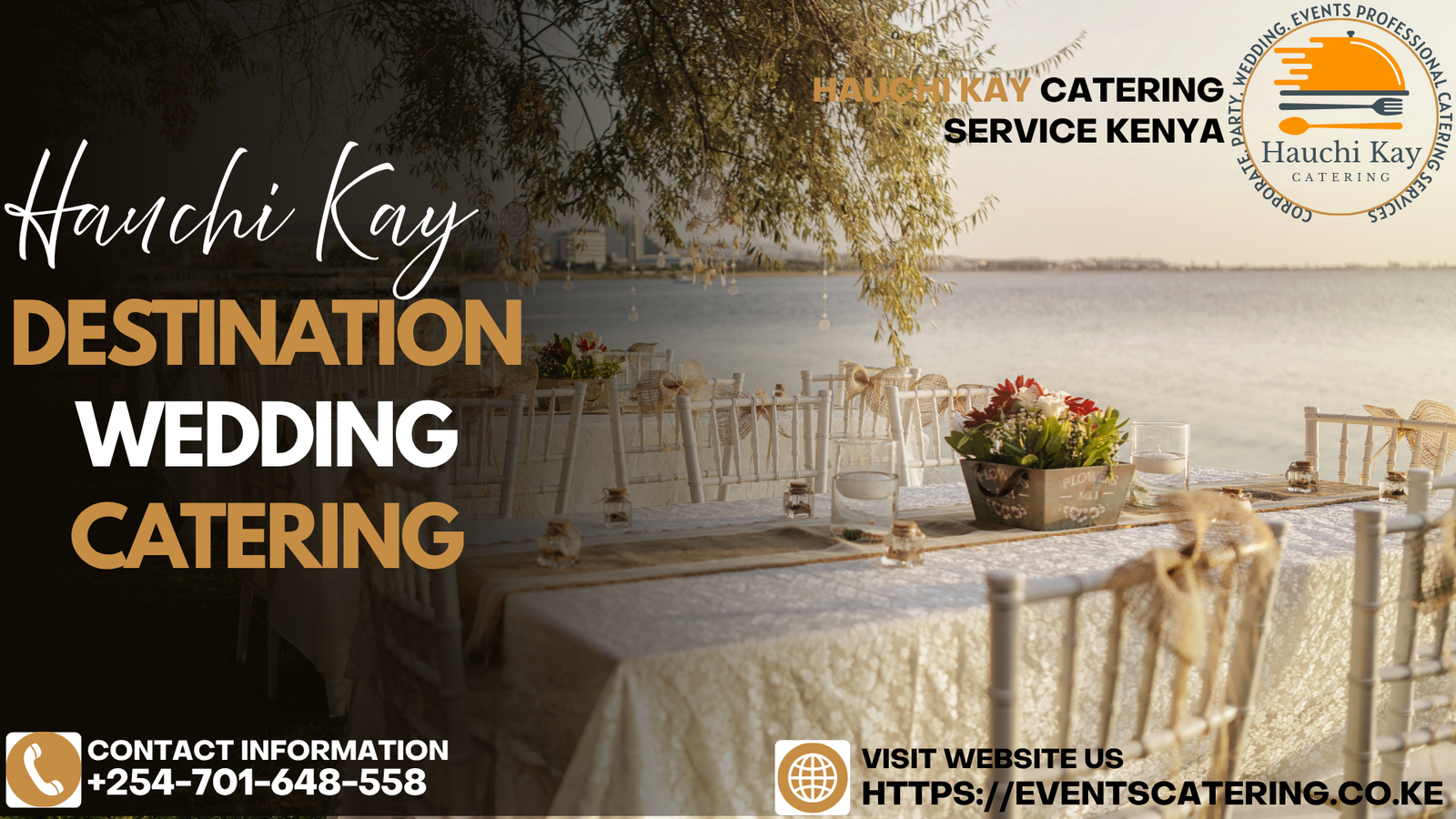 Destination wedding catering