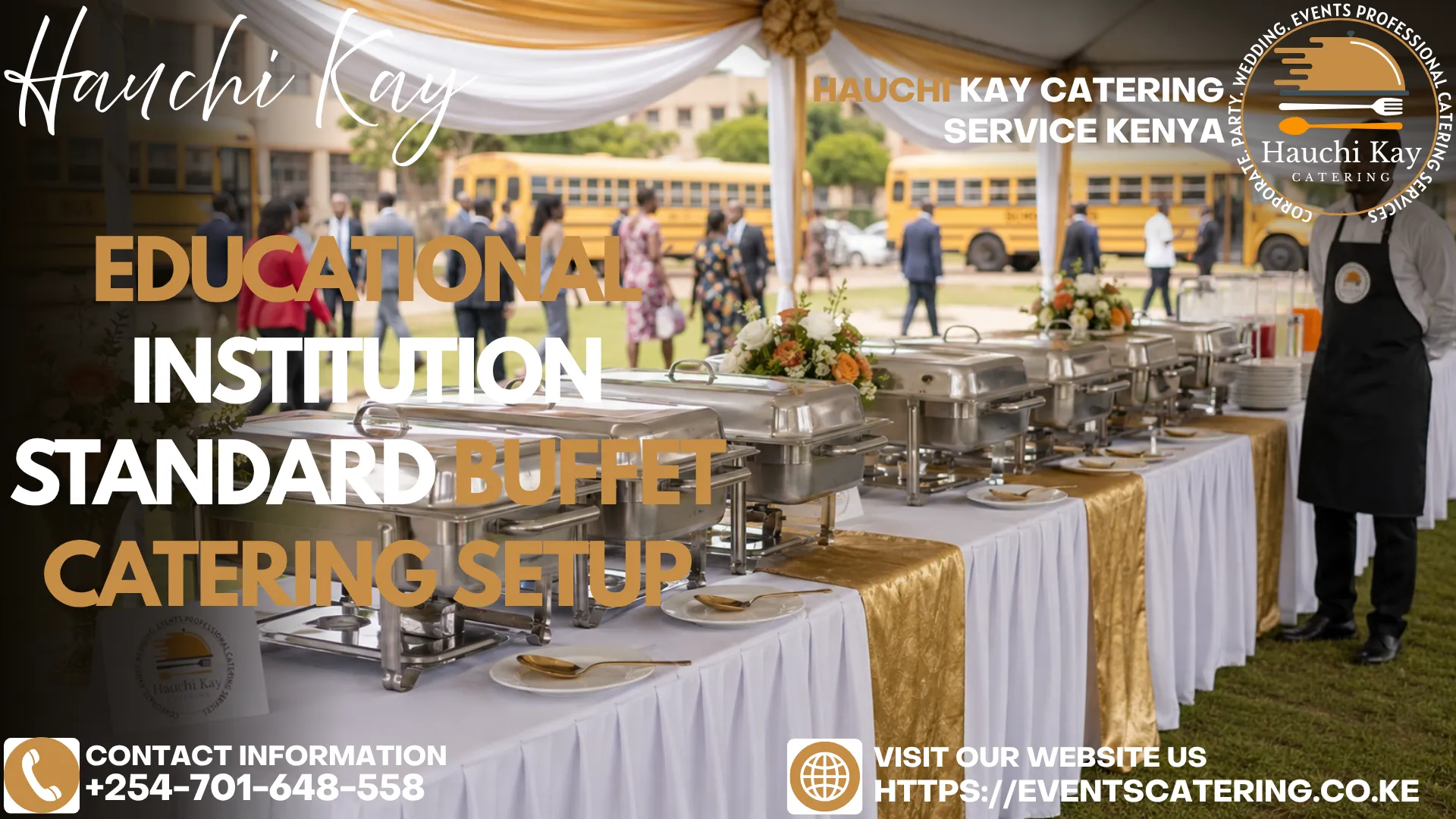 Educational Institution Standard Buffet Catering Setup