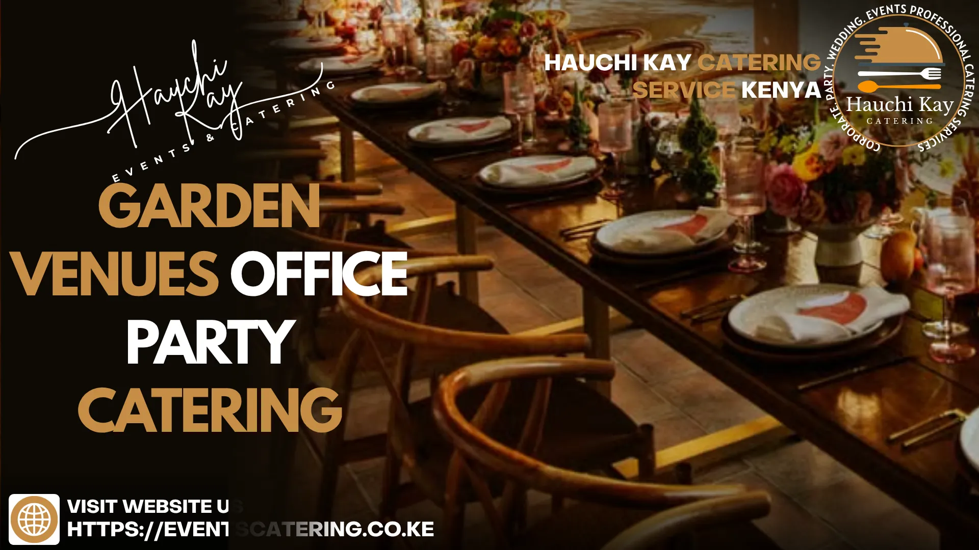 Garden venues office party CATERING