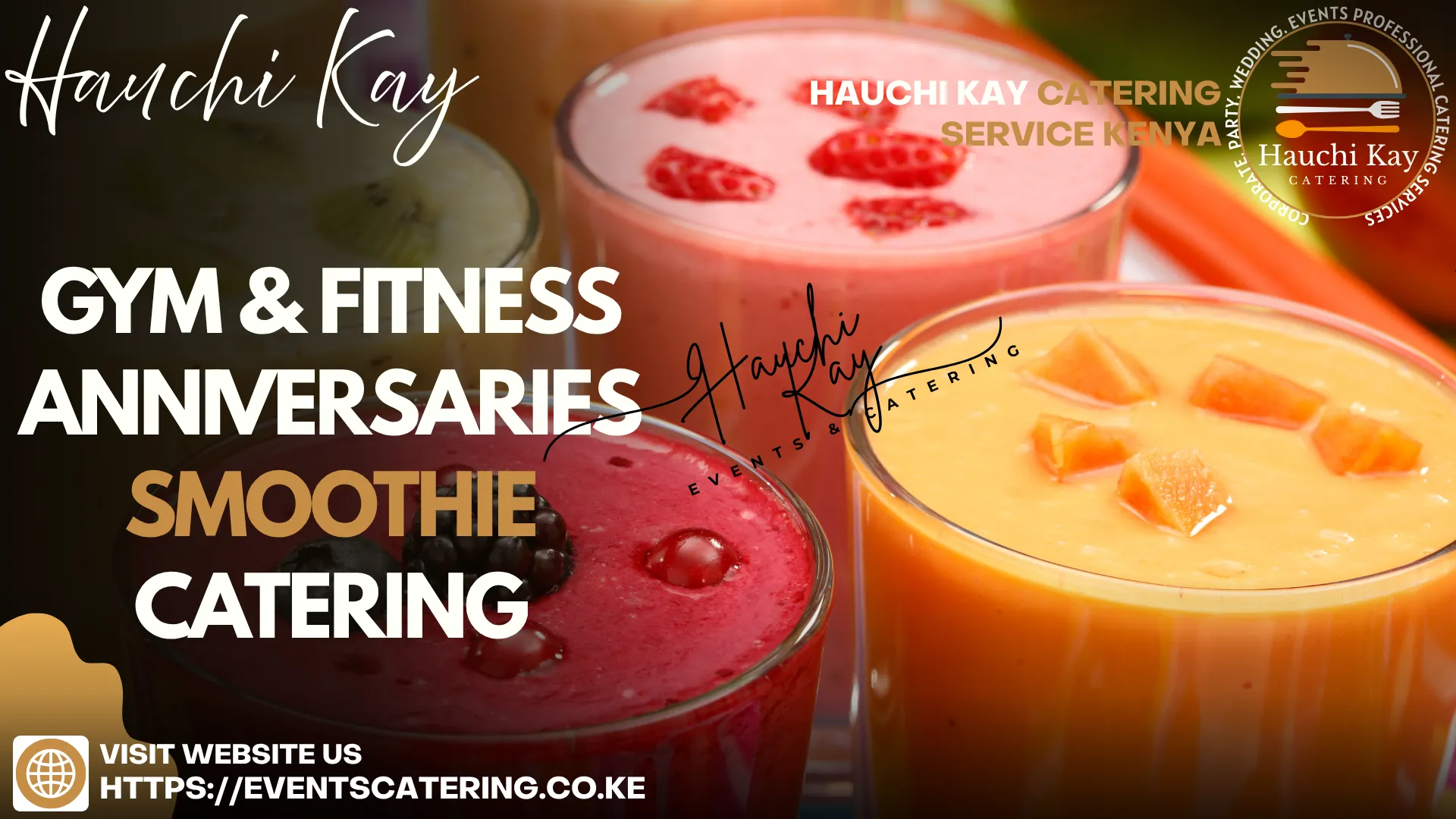 Gym & fitness anniversaries Smoothie Catering