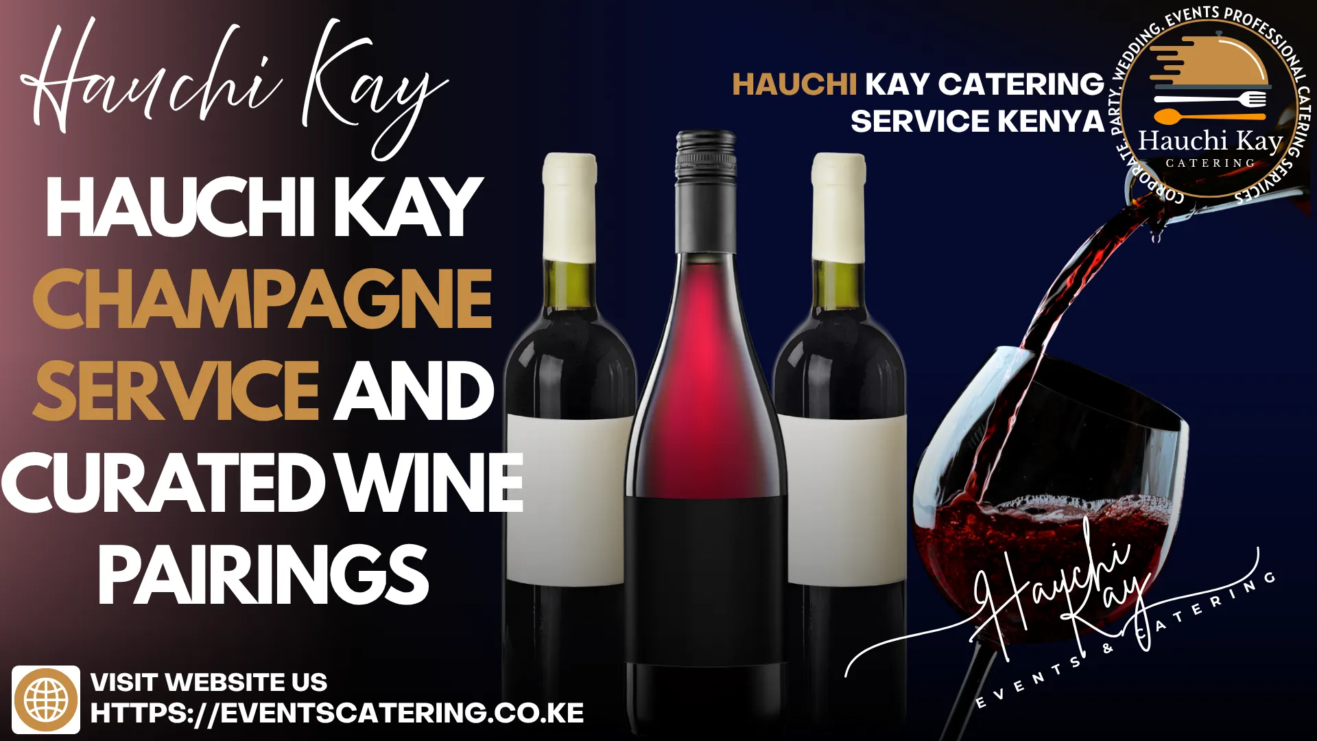 HAUCHI KAY Champagne service and curated wine pairings