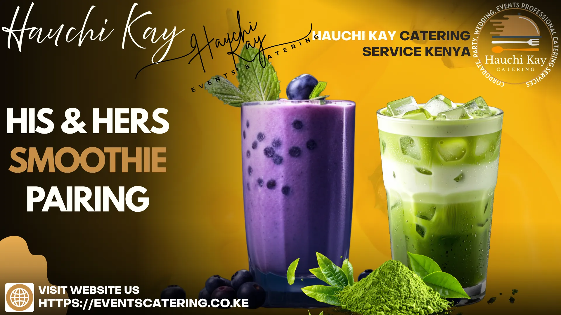 HAuchi Kay - His & hers Smoothie pairing