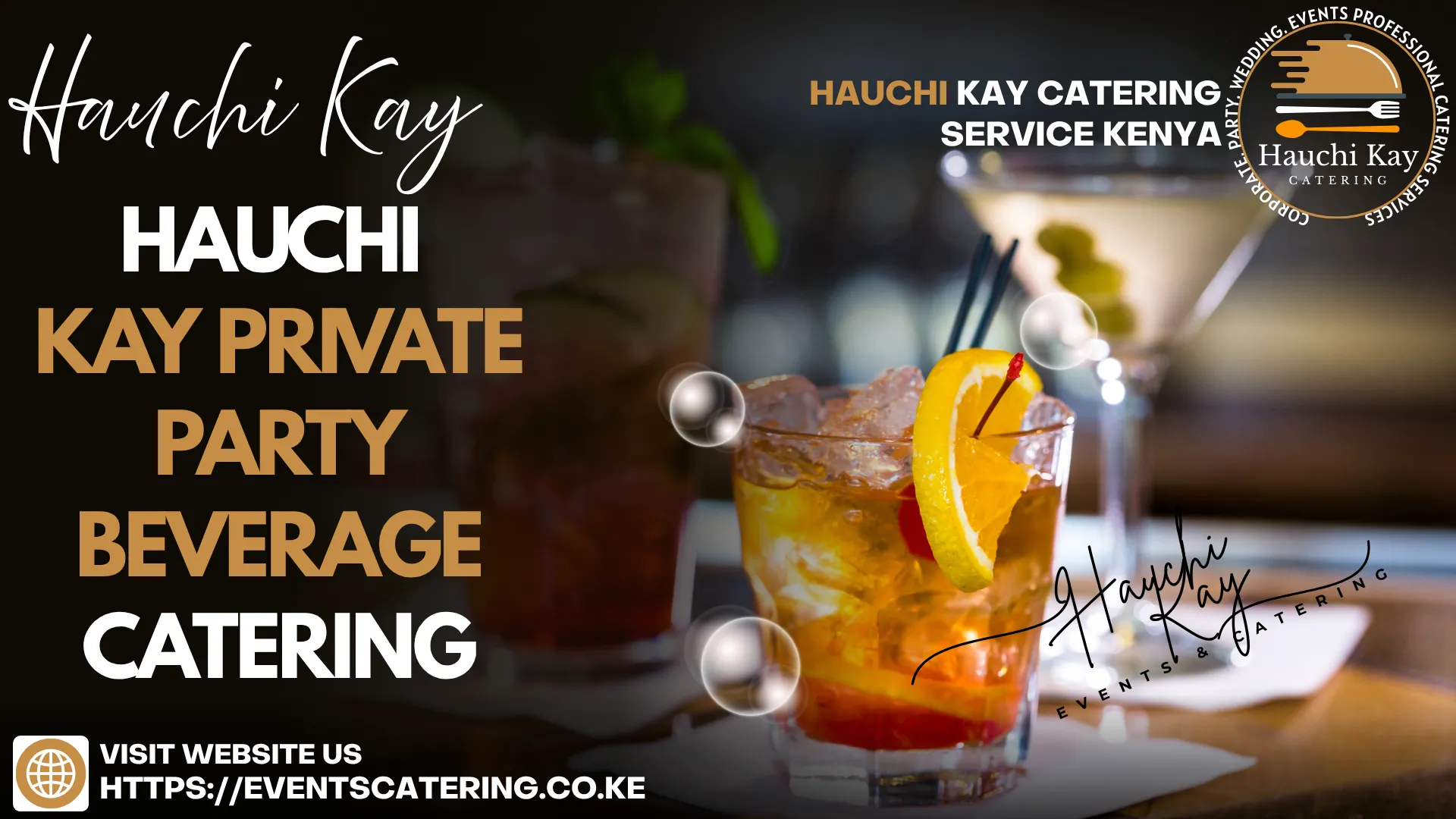 Hauchi KAY Private party beverage catering