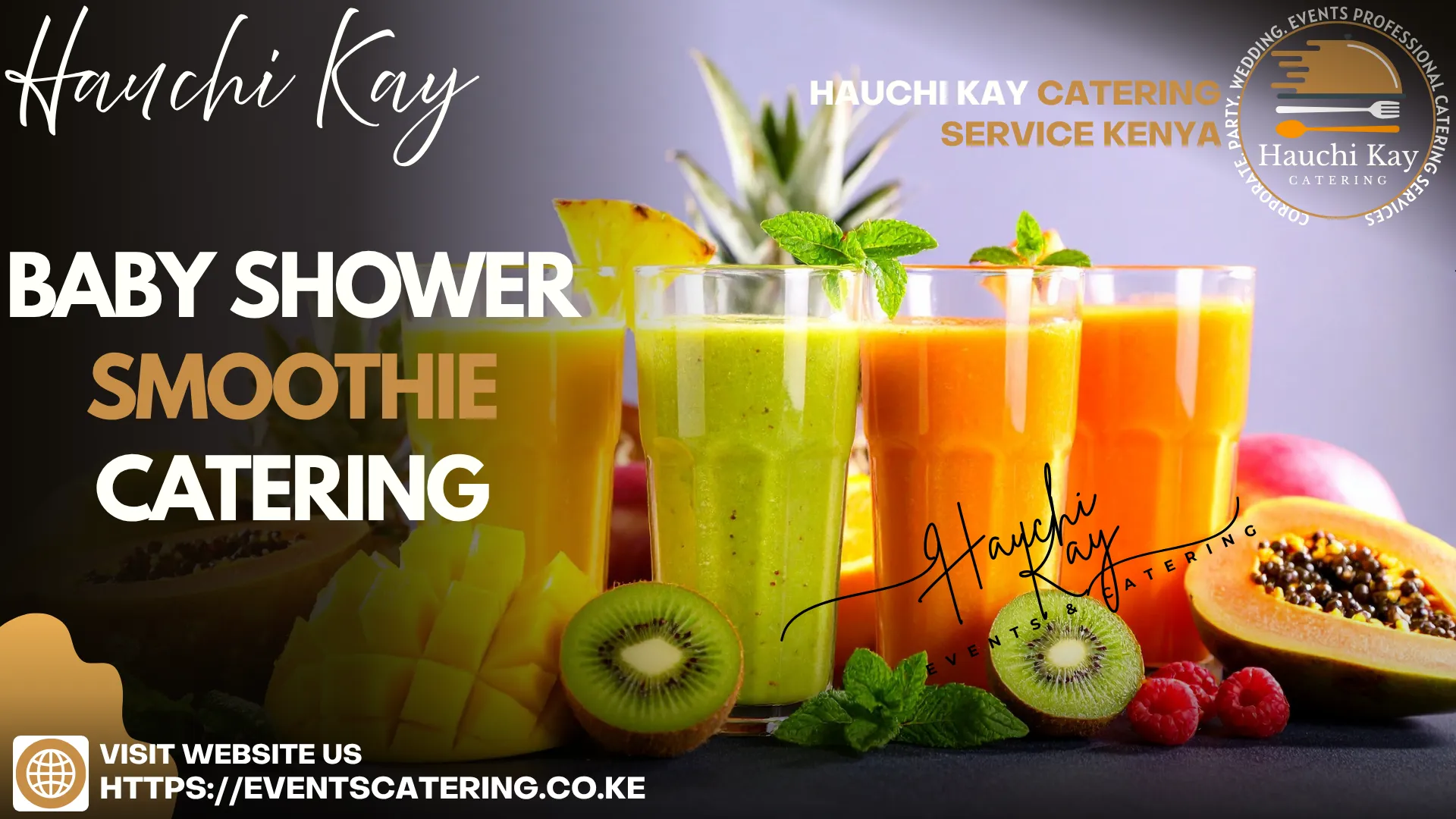 Hauchi Kay BABY SHOWER Smoothie Catering