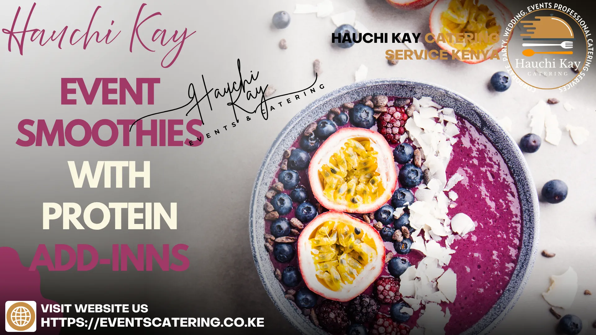 Hauchi Kay EVENT SmoothieS WITH PROTEIN ADD-INNS